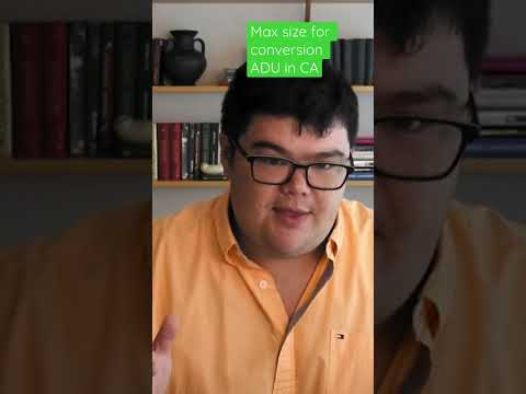 Size Limit For ADU Conversions