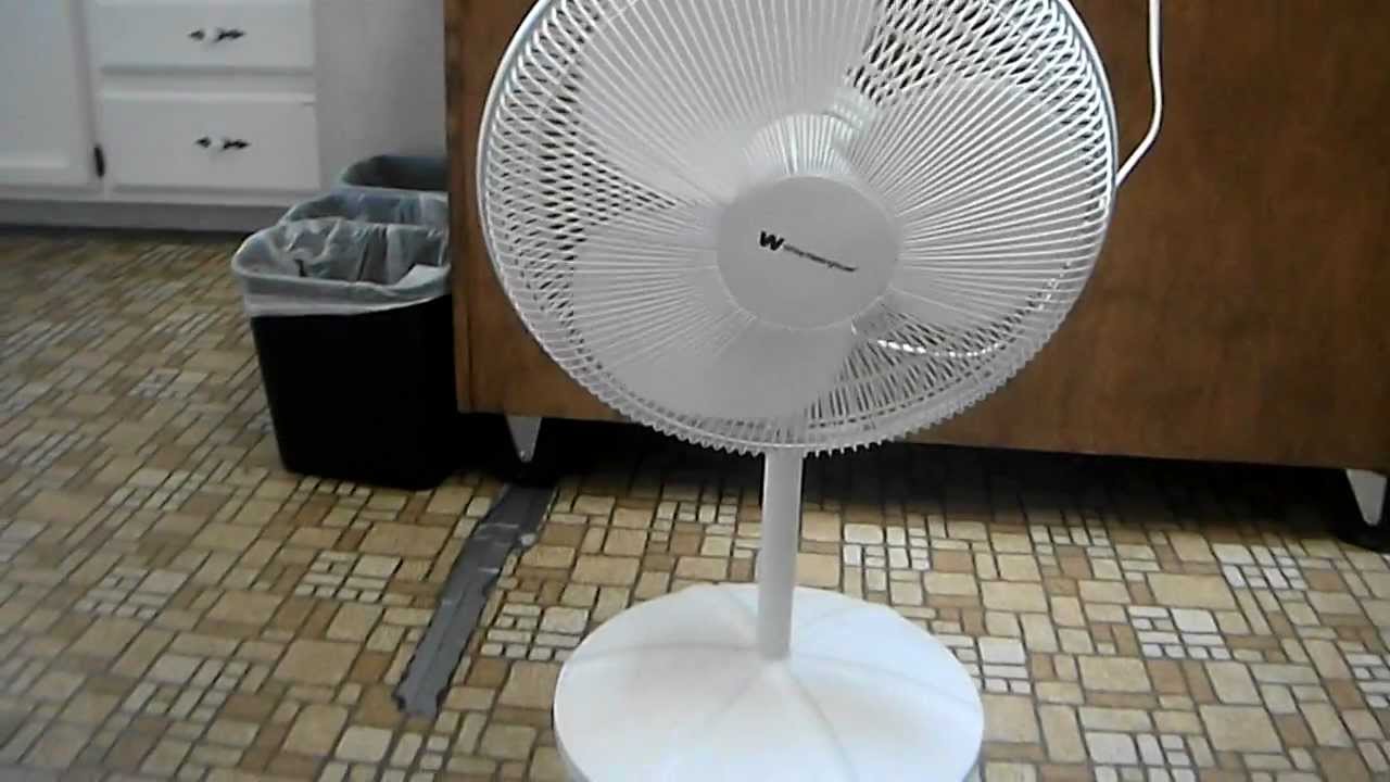 White Westinghouse fan - YouTube