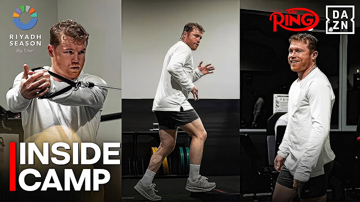 Canelo Alvarez’s New Intense Training Footage for the Crawford Fight