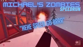 Roblox Michael's Zombies: Michael Barrel Speedrun (Round 11 Escape) (Solo)