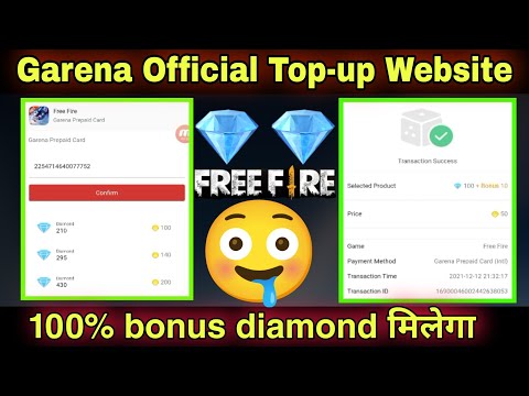 How To Buy Diamond Top up In Free Fire 2022 | Garena TopUp Center | Garena Prepaid Card | FF Top-up