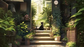 Lofi With My Cat || Cat & Green Space, Health  Healing Soul ~ Let's relax together  Lofi Mix