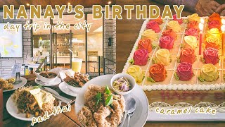 A Day in the City for Nanay s Birthday Thai food and Estrel s caramel cake