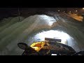 ATV Arctic Cat Alterra 700 snow plowing (POV)