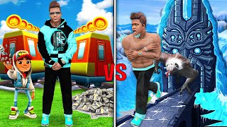 Rich Subway Surfer Vs Poor Temple Run Which Is Better In GTA 5