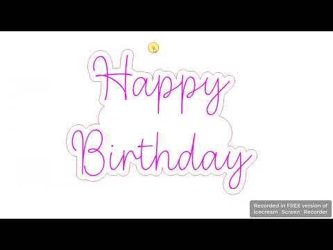 Neon Sign board design in coreldraw