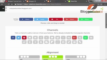 How to Add Social Sharing Buttons in Each Blogger Post