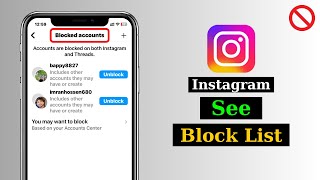 How To See Block List on Instagram | How To Find Instagram Block List by Sky Tech Studio 11 views 2 weeks ago 1 minute, 23 seconds