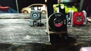 Dover elevator run stop key switches and Kone key switch Profile