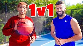 1v1 Basketball The “Hijabi Hooper”, Jamad vs Adam Saleh!