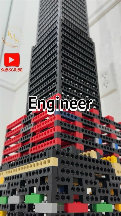 Engineer Builds Tower with Legos - YouTube