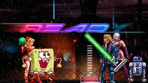 MUGEN Request: Spongebob & Carol Stanzack Vs Luke Skywalker & Ivy