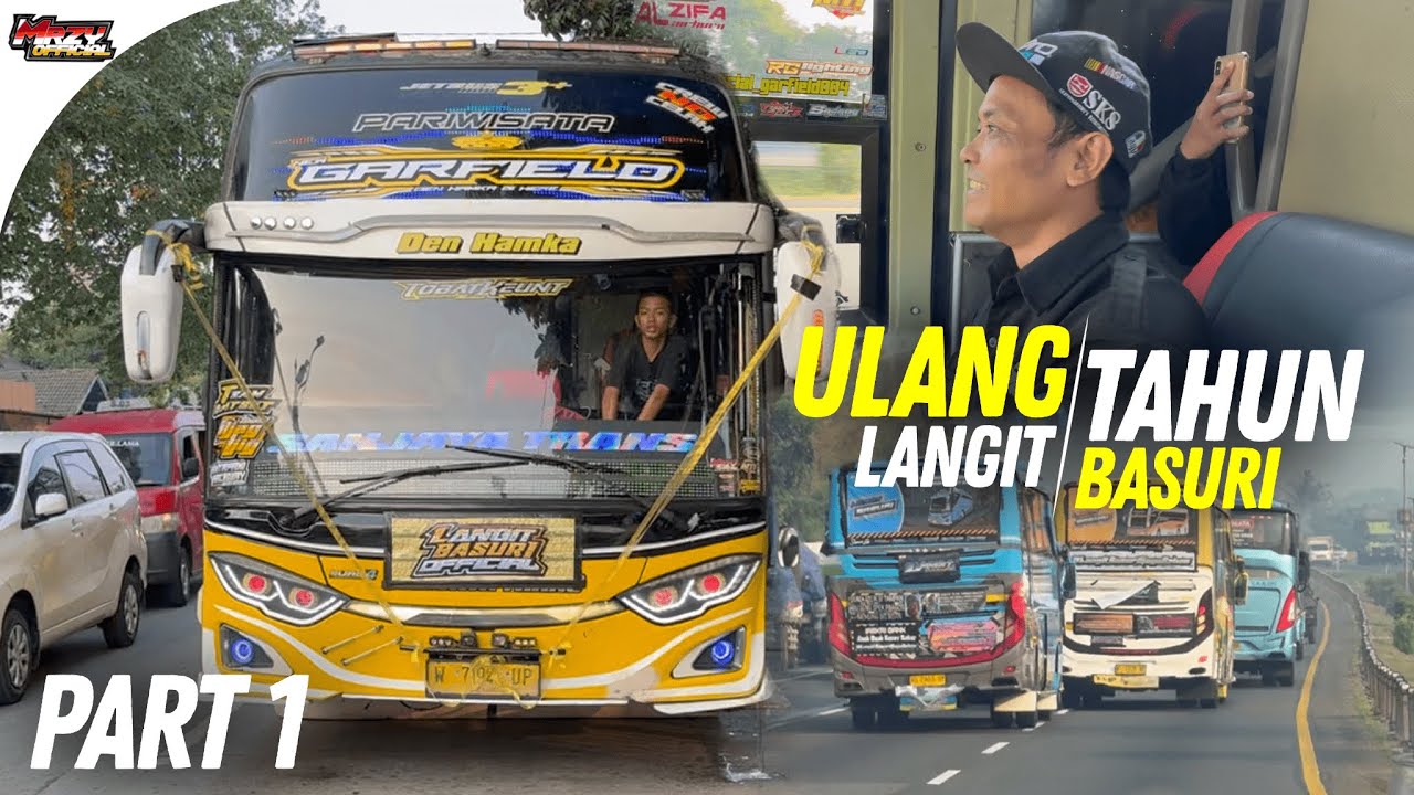 PESTA ULANG TAHUN LANGIT BASURI MERIAHKAN DENGAN TELOLET BIS BIS ARTIS🤩🤩