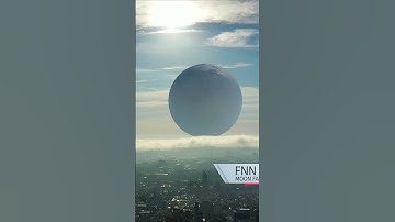 Moon Crashes into Earth part 2  #vfx #space #vfxediting #moon