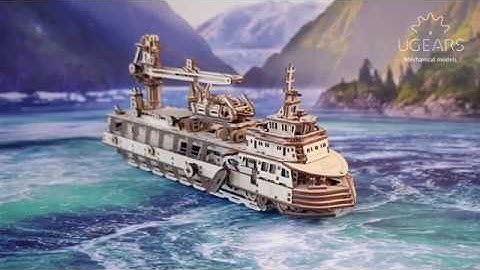 Ugears Research Vessel: Assemble Me. Explore with Me