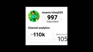 1K Subscribers Count Green Screen  No Copyright