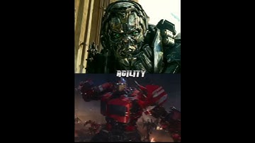 Optimus Prime Knightverse Vs Lockdown Bayverse Aoe #transformers #shorts