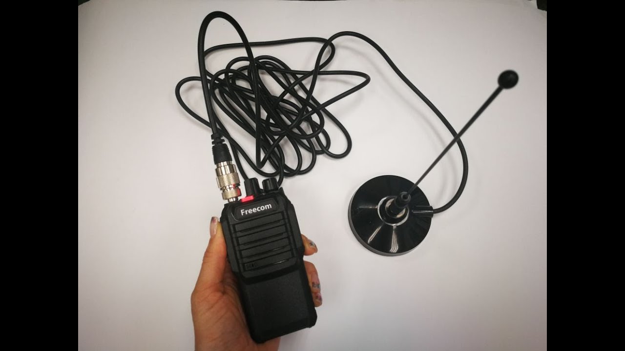 Как подключить портативную рацию к автомобильной антенне? - YouTube