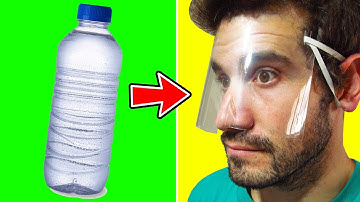HOW TO MAKE FACE SHIELD WITH PLASTIC BOTTLE | PROTECTION MASK AT HOME FOR CORONAVIRUS OUTBREAK 2021