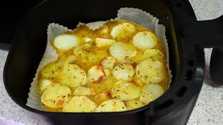 Air Fry Recipe, How To Make Potato Omelette In Air Fryer