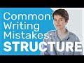 Common Mistakes in Novel Structure
