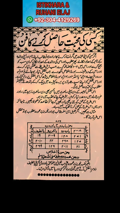 Mohabbat Ka Taveez - mohabbat ka amal mohabbat ka taweez
