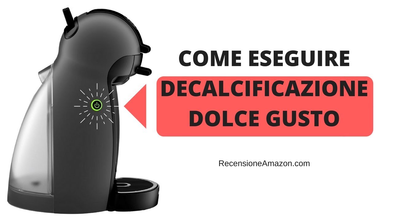 Descale Dolce Gusto, how to do? - YouTube