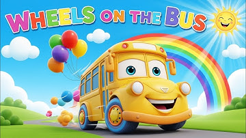 Wheels On The Bus 🚍 Nursery Rhyme | Kids Song | Baby Dance | 3D Animation