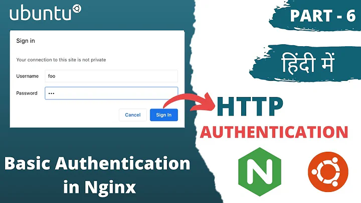 Setup Http Authentication in Nginx | Basic Authentication Tutorial | Hindi