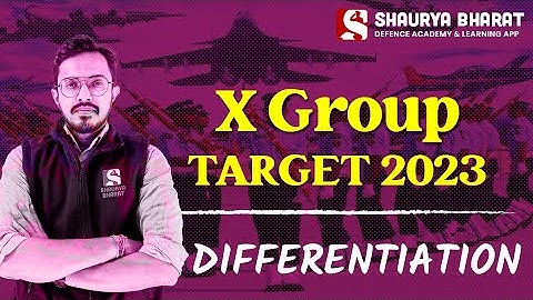 Differentiation | Air Force X Group - TARGET 2023 | Maths Class By Aditya Sir