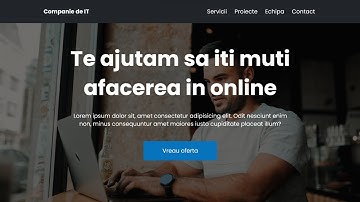 Cum se face un SITE DE PREZENTARE modern cu HTML si CSS (pentru INCEPATORI)