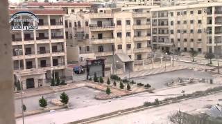 حلب جمعية الزهراء لقاء مع بعض عناصر الكتائب الاسلامية حول أهمية المنطقة 17 4 2014
