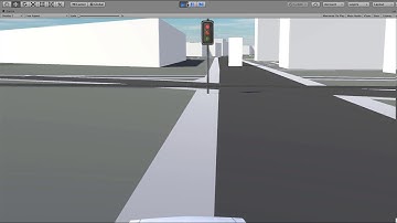 Autonomous Driving Simulation Using Unity With TrafficLights