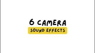 6 camera shutter sound effects