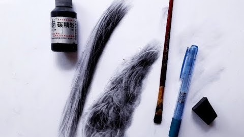 ✅ Hướng dẫn vẽ tóc và tả da bằng bột than . Cách vẽ tóc . HT Art