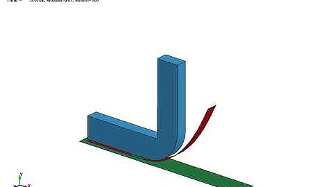 LS-DYNA Examples - Bending