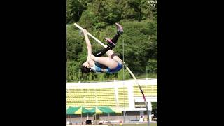 여자 장대 높이 뛰기 슈퍼 스타 환상적인 ㄷㄷ