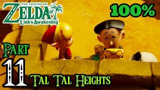 Zelda Link's Awakening Walkthrough 100% Switch - Part 11 - Tal Tal Heights | Hibiscus