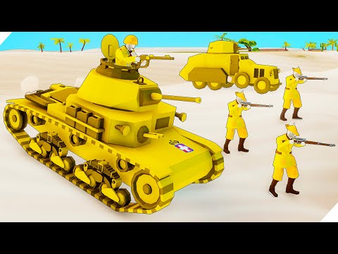 Видео: АРМИЯ ИТАЛИИ ВОЮЕТ В АФРИКЕ! - Total Tank Simulator. Тотал Танк Симулятор