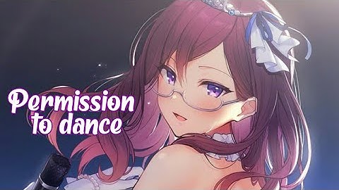 Nightcore - Permission To Dance // BTS
