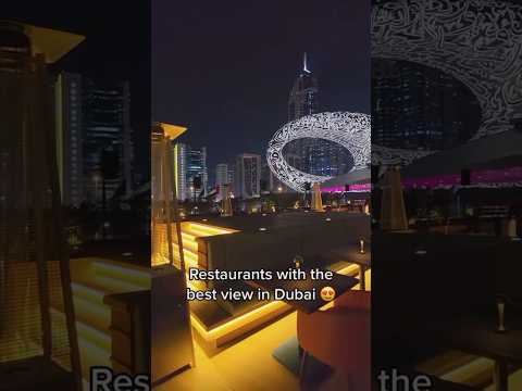 Restaurants with the BEST view in DUBAI #restaurants #dubairestaurants #dubairestaurant #dubailife