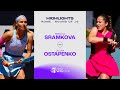 Rebecca sramkova vs jelena ostapenko  2024 rome round of 16  wta match highlights