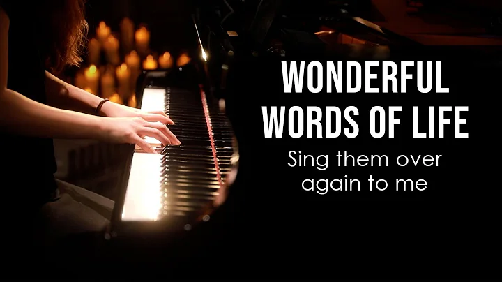 Wonderful Words of Life (Hymn) Piano Praise by Sangah Noona with Lyrics