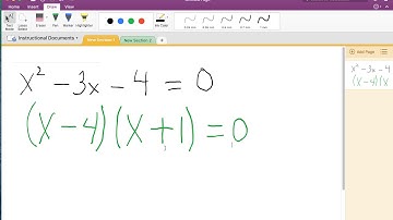 Zero Product Rule and Solving Quadratics