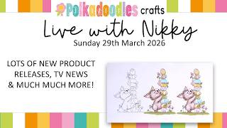 Crafty card making Livestream with Polkadoodles Crafts