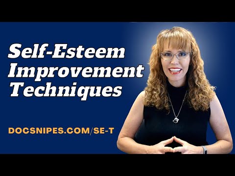 Video: Working With Self-esteem. Useful Psychological Technique