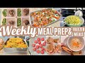 EASY WEEKLY MEAL PREP RECIPES COOK WITH ME LARGE FAMILY MEALS WHATS FOR DINNER MONTHLY FREEZER MEALS