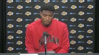 Rui Hachimura PostGame Interview | Los Angeles Lakers vs Memphis Grizzlies