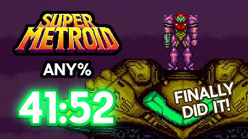 41 CLUB! | Super Metroid SNES Speedrun Any% in 41:52