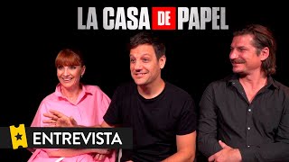 LA CASA DE PAPEL (Temporada 3) | Entrevista a Najwa Nimri, Rodrigo de la Serna y Luka Peros